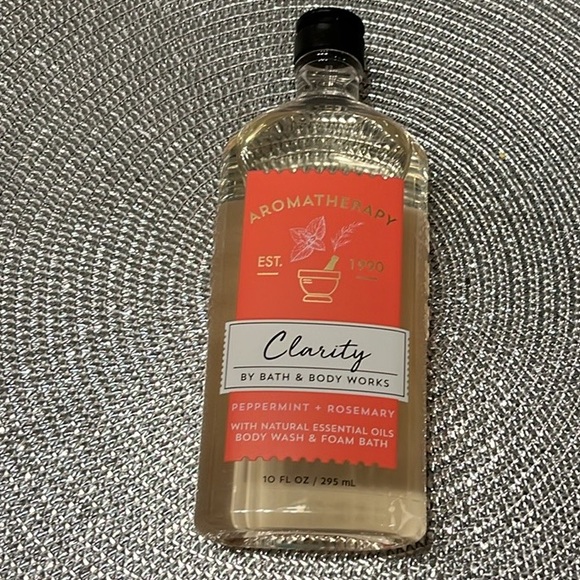 NEW Bath & Body Works Aromatherapy CLARITY PEPPERMINT ROSEMARY Body Wash - 10 oz - Picture 6 of 12